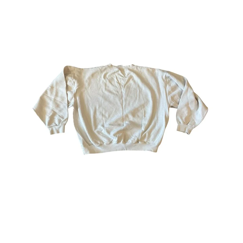Vintage 90s Nike White Tag Daytona Beach Textured‎ Sweatshirt